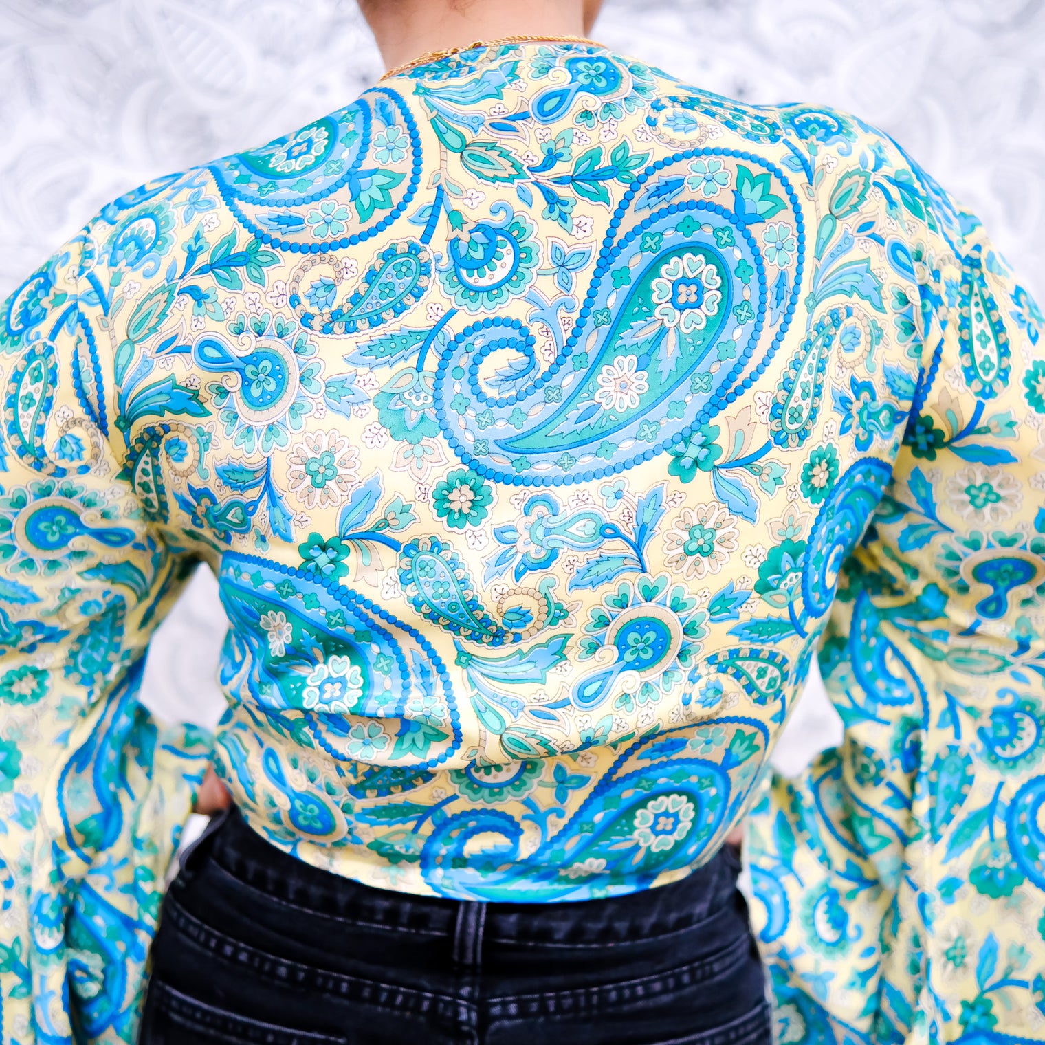 Paisley Wrap Top