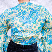 Paisley Wrap Top