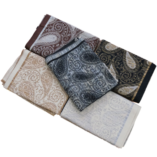 Reversible Paisley Wrap Scarf