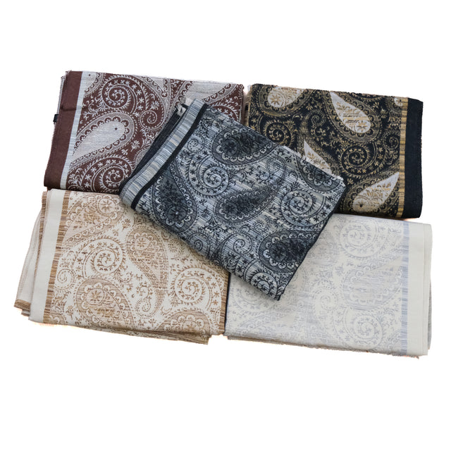 Reversible Paisley Wrap Scarf