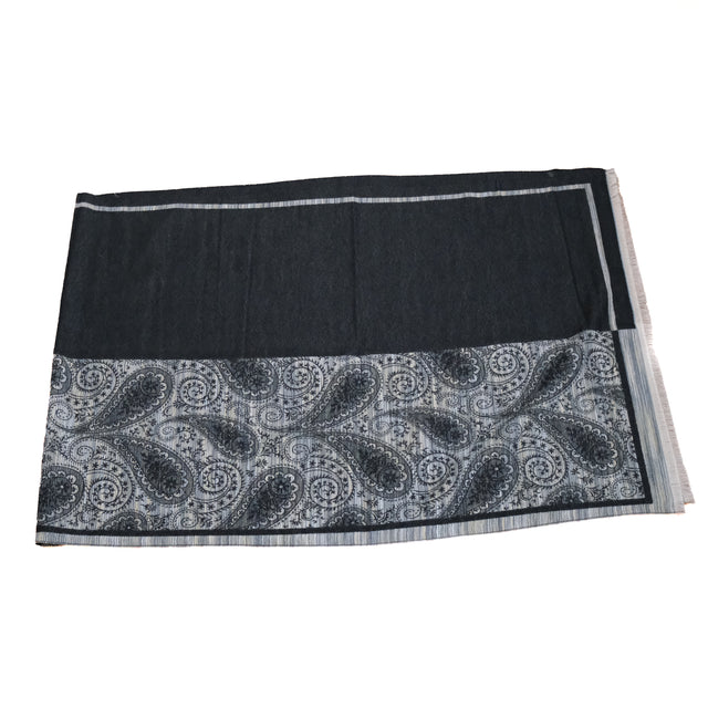 Reversible Paisley Wrap Scarf