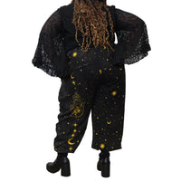 Cosmic Guardian Fleece Lined Baggy  Pants