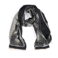 Reversible Paisley Wrap Scarf