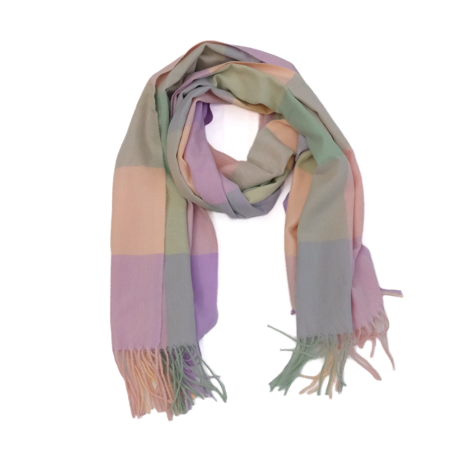 Cozy Large Plaid Blanket Scarf