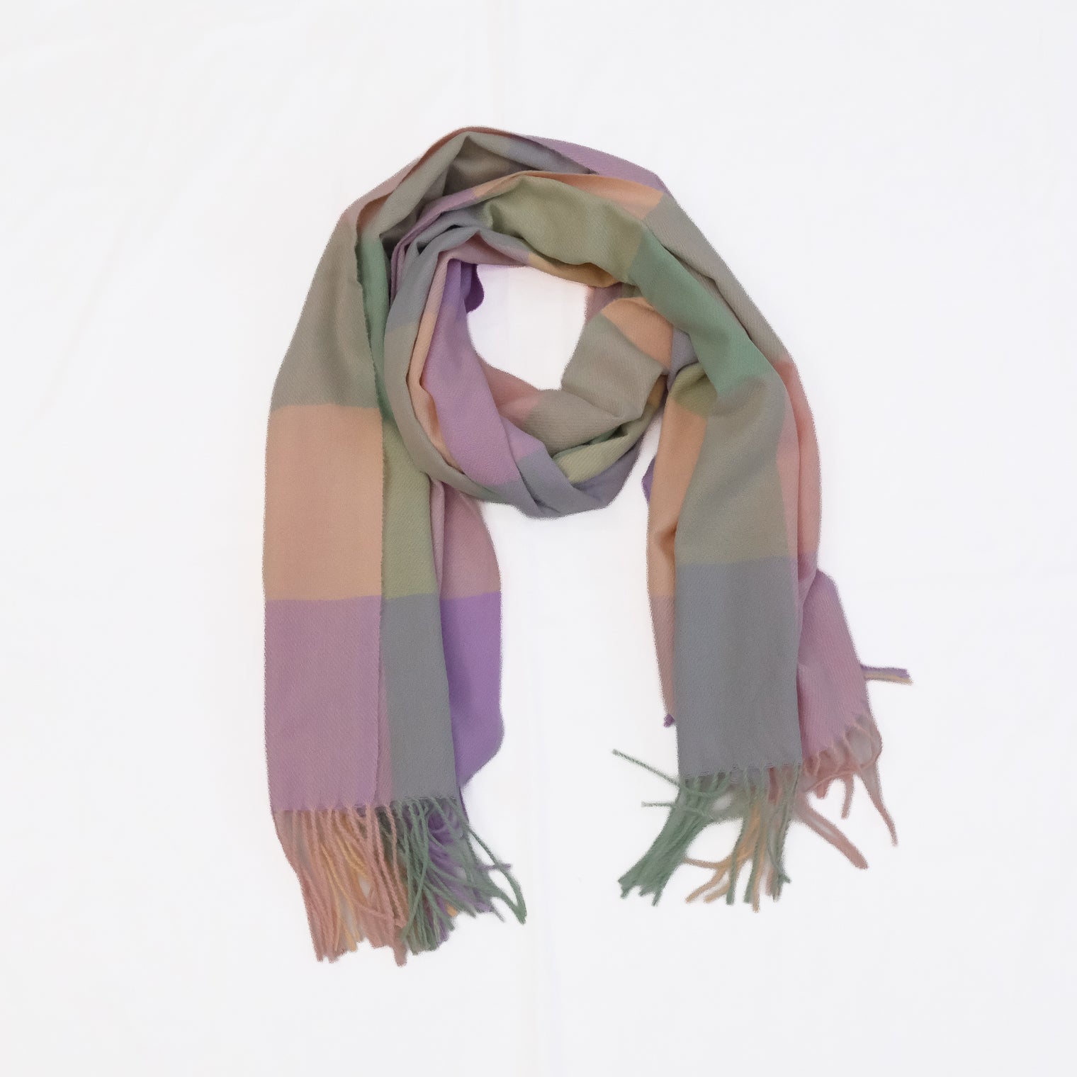 Cozy Large Plaid Blanket Scarf