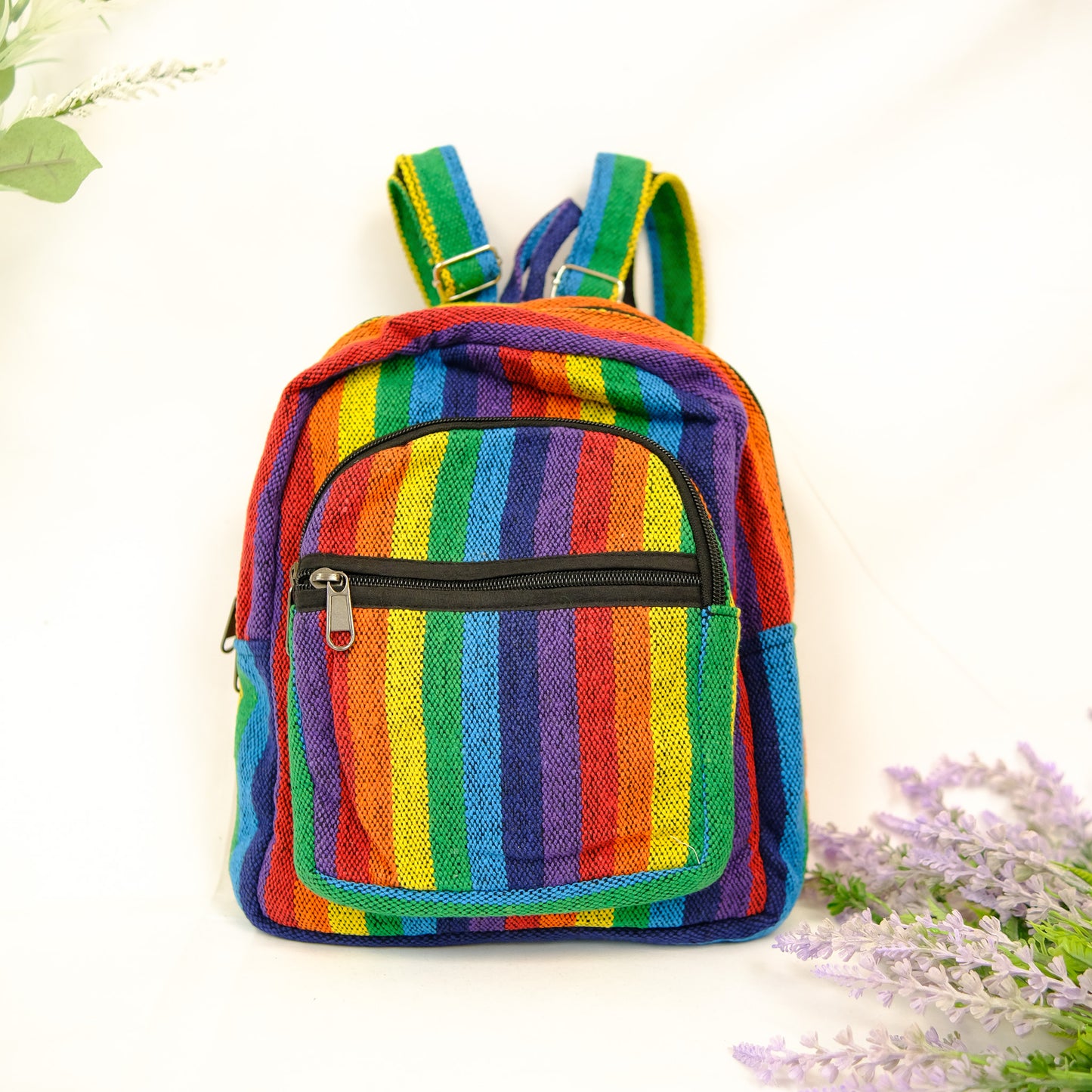 Hemp Rainbow Pride Back Pack