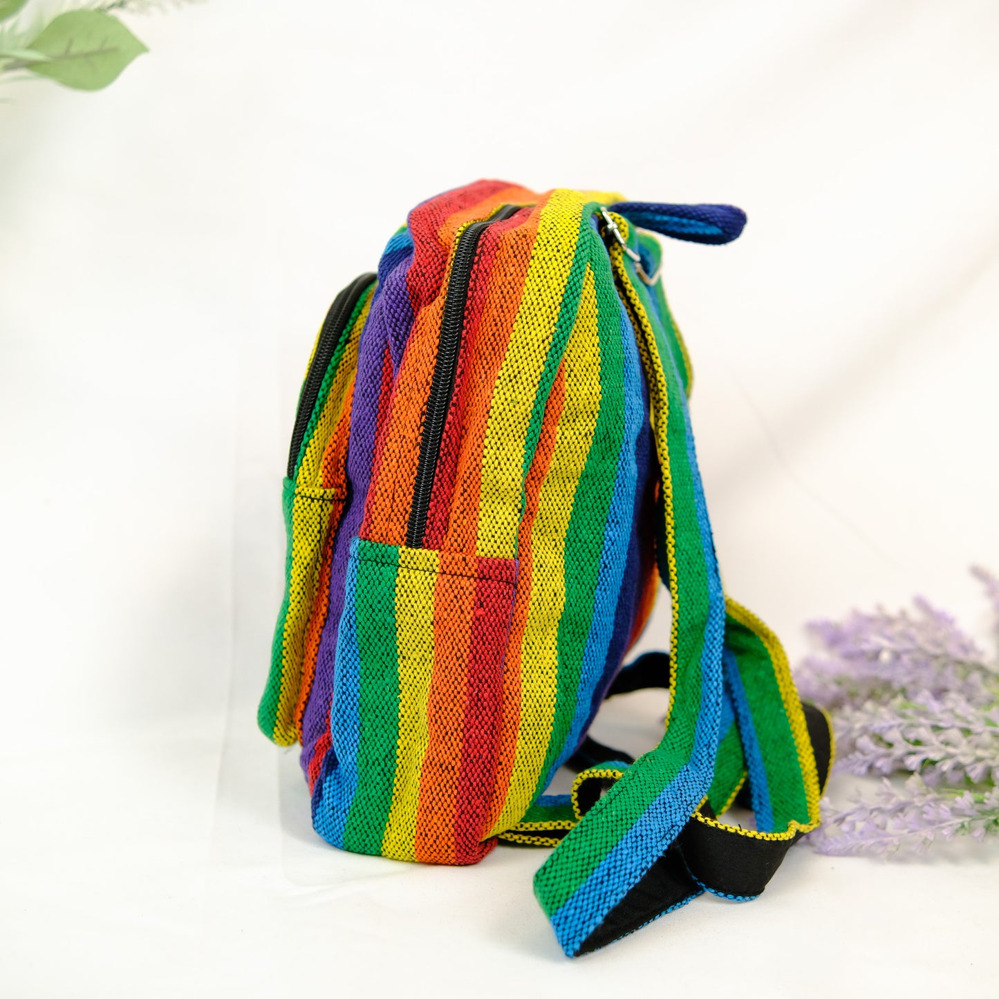 Hemp Rainbow Pride Back Pack