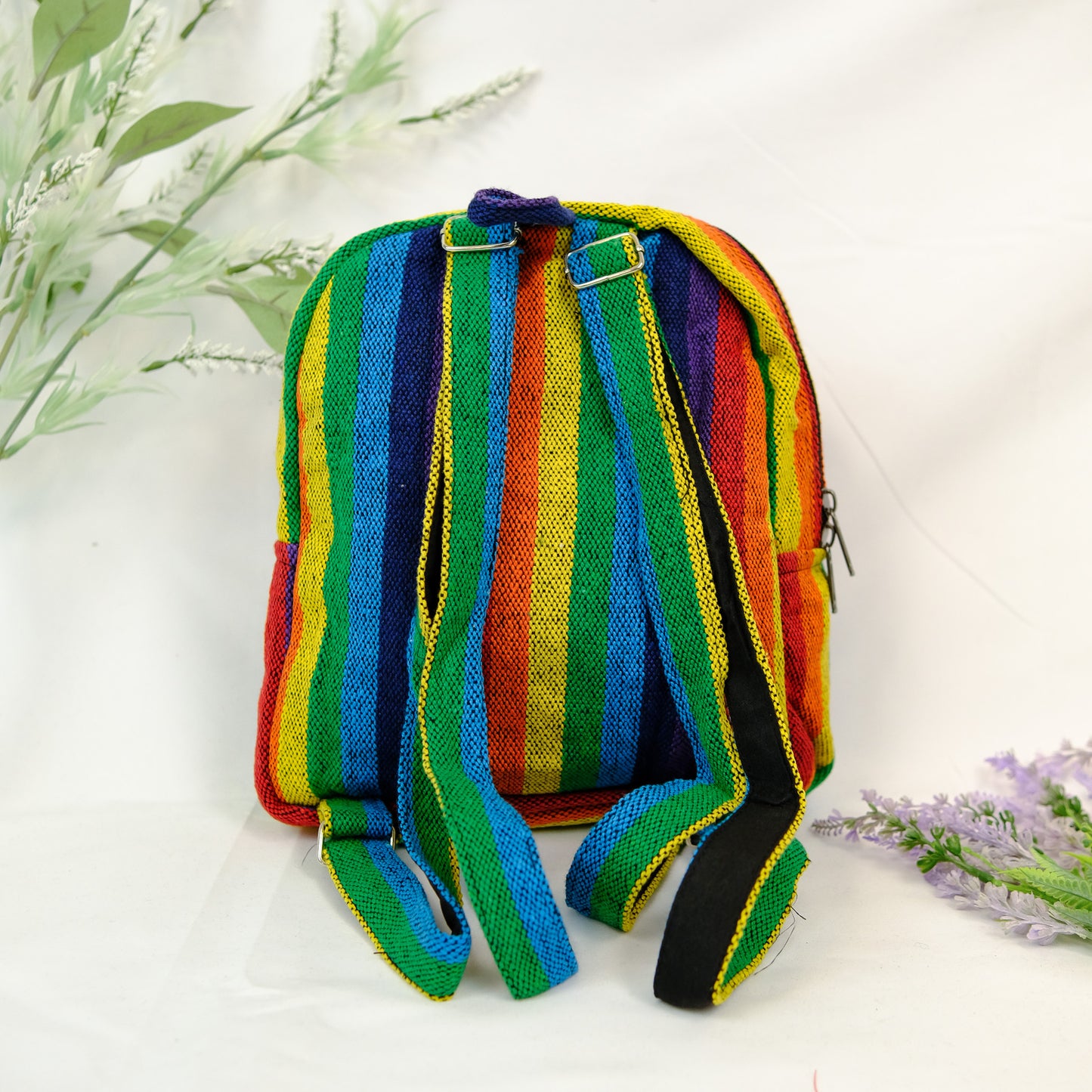 Hemp Rainbow Pride Back Pack