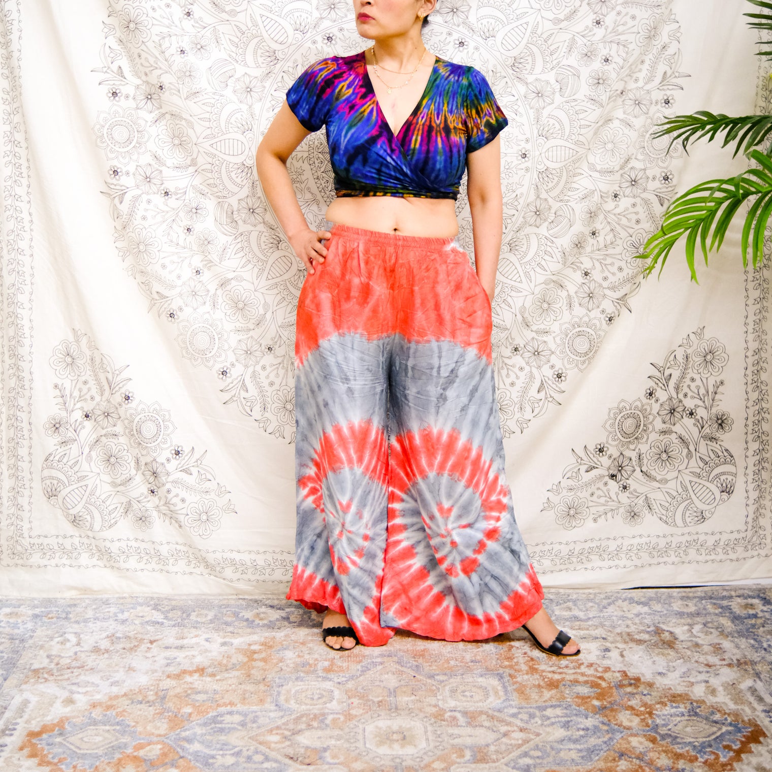 Tie Dye Boho Palazzo Pant