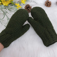 Hand Knit Woolen Unisex Mitten