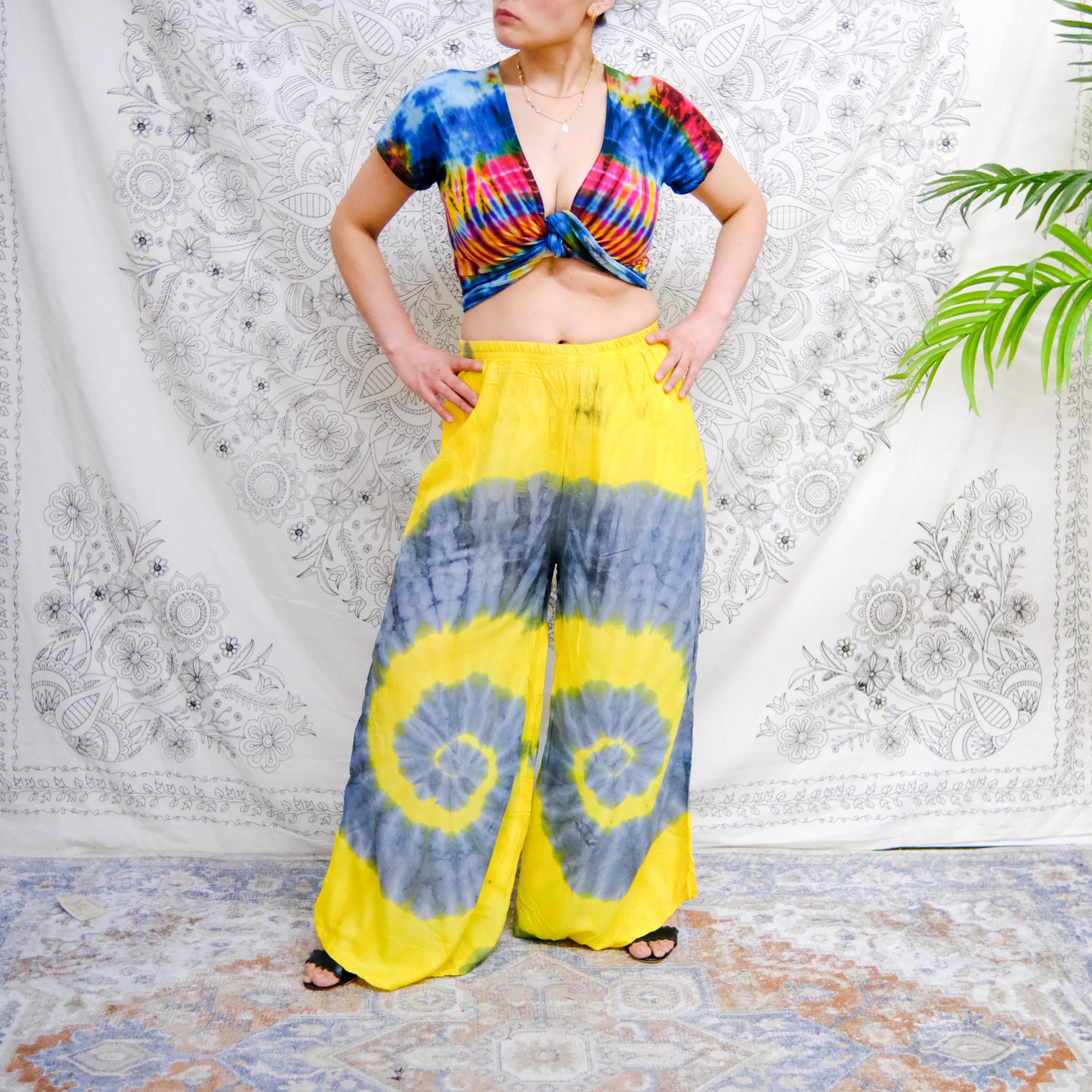 Tie Dye Boho Palazzo Pant