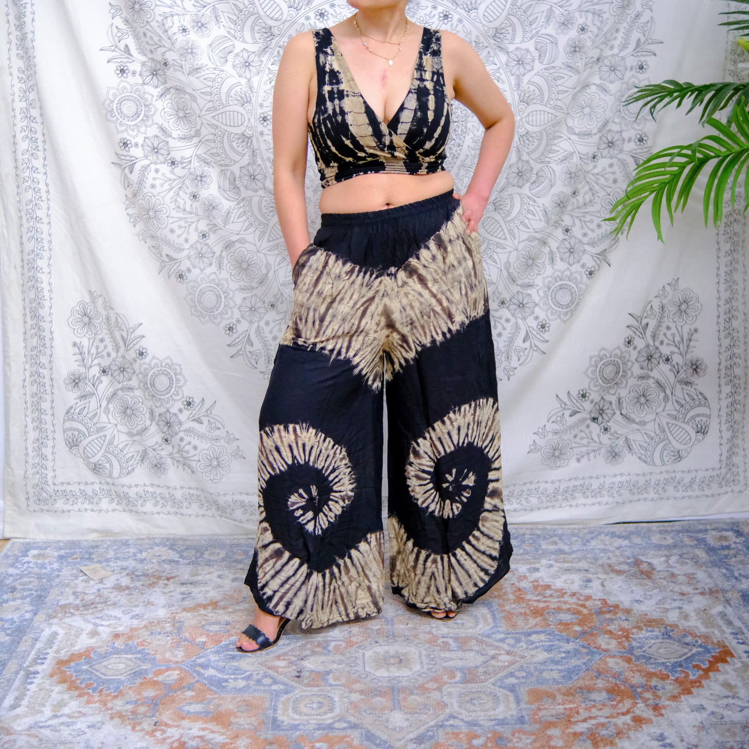 Tie Dye Boho Palazzo Pant