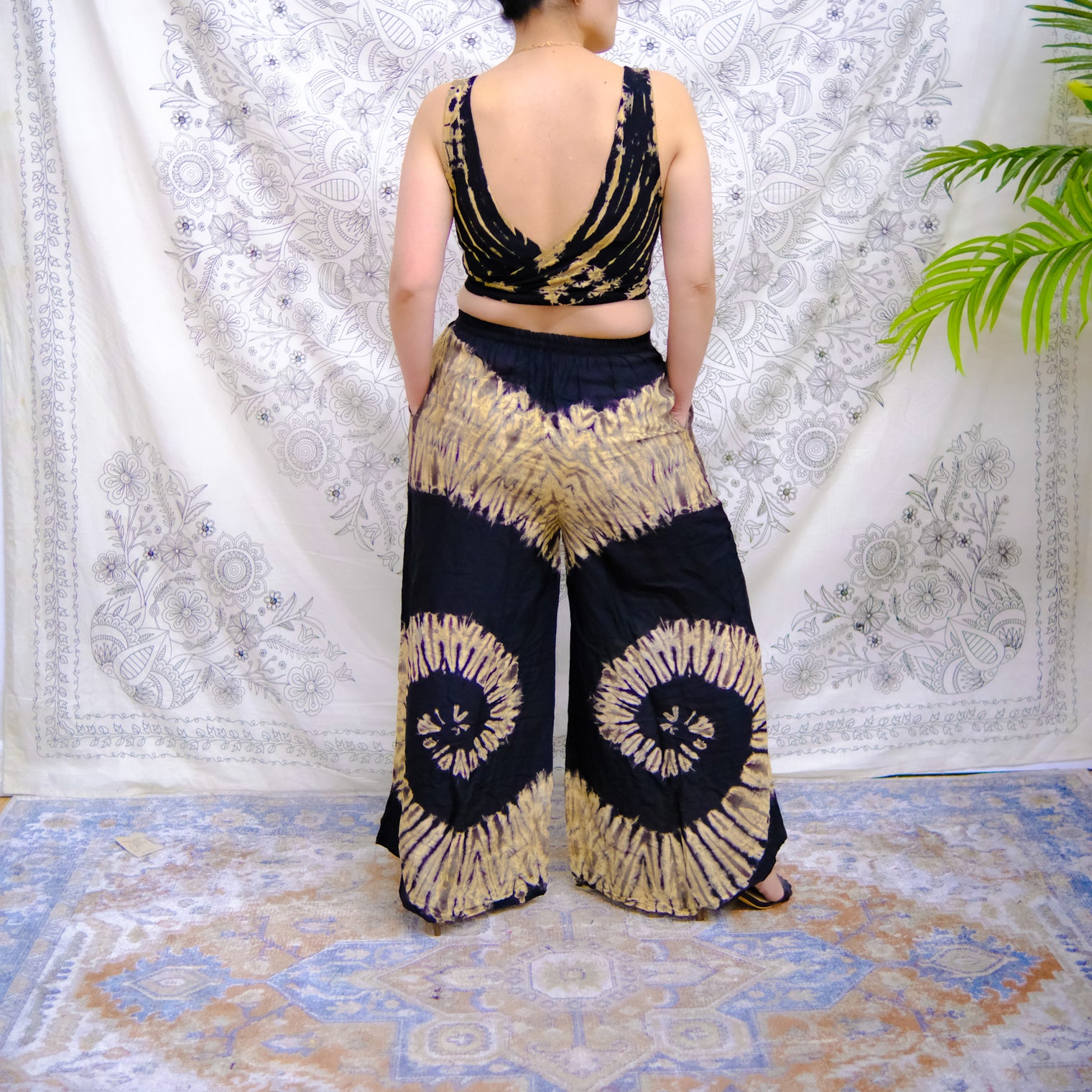 Tie Dye Boho Palazzo Pant