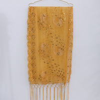 Witchy Peacock Embroidered Sequin Shawl