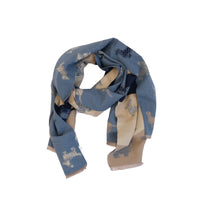 Reversible Whimsical Dog Print Oversized Scarf