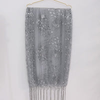 Witchy Peacock Embroidered Sequin Shawl