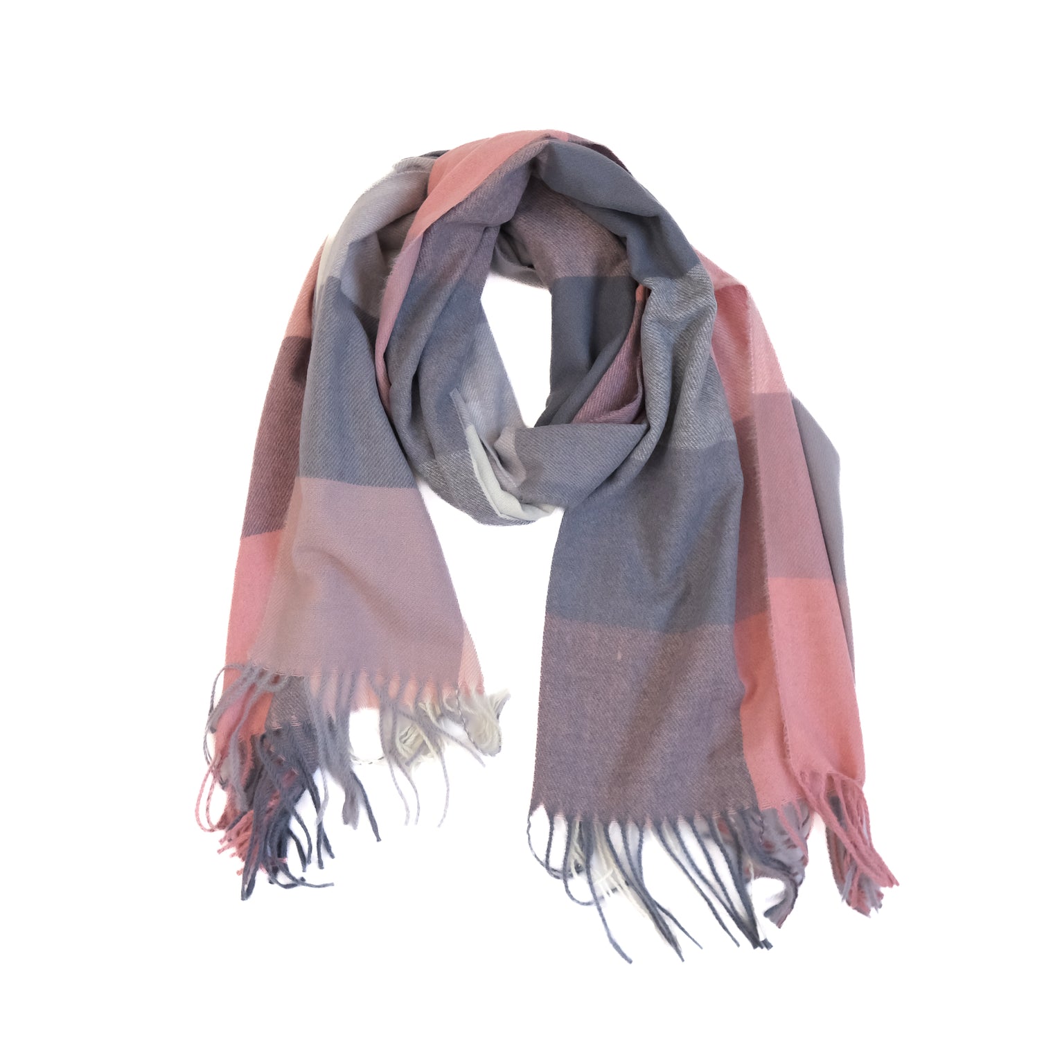 Cozy Large Plaid Blanket Scarf