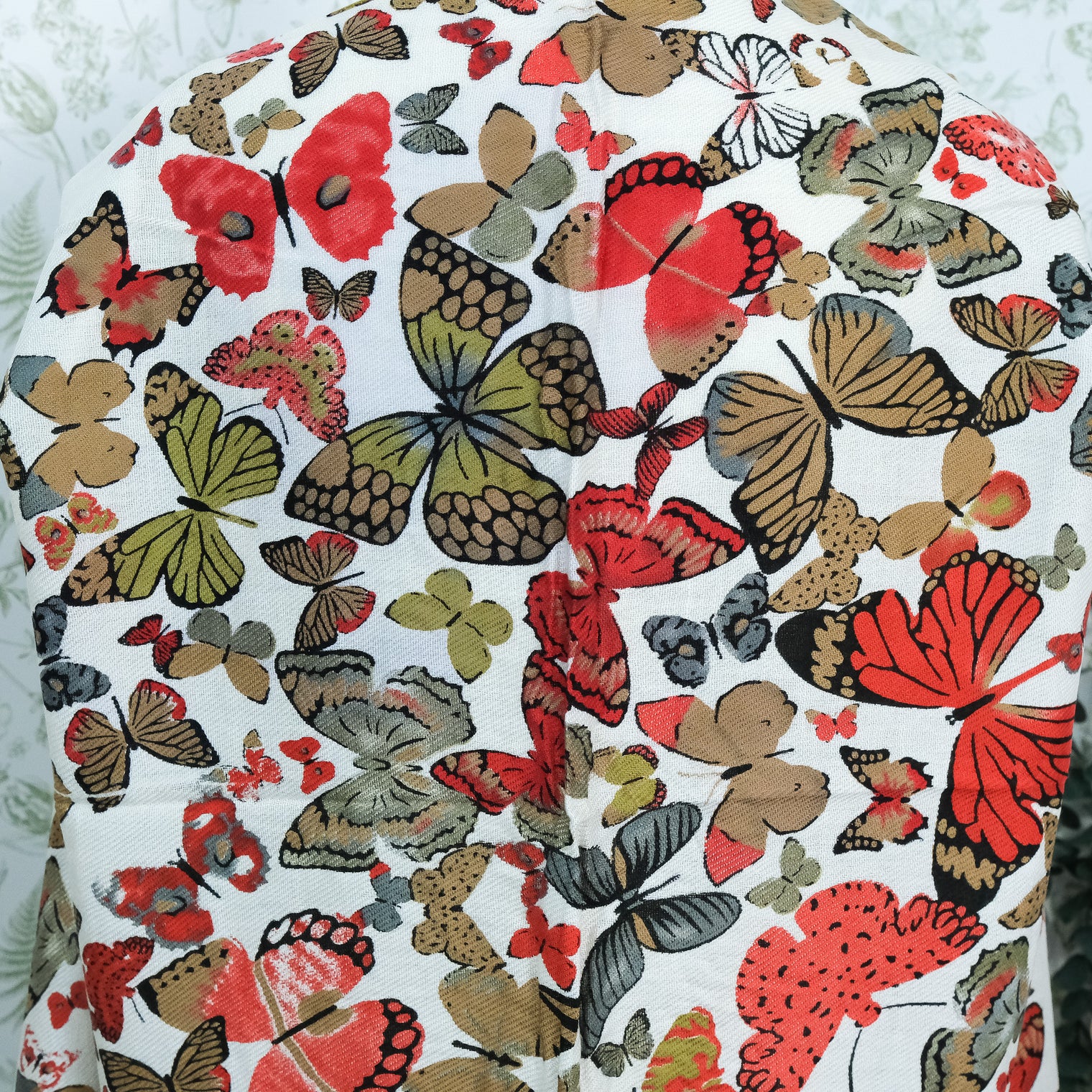 Butterfly Print Fall Winter Shawl