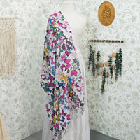 Butterfly Print Fall Winter Shawl