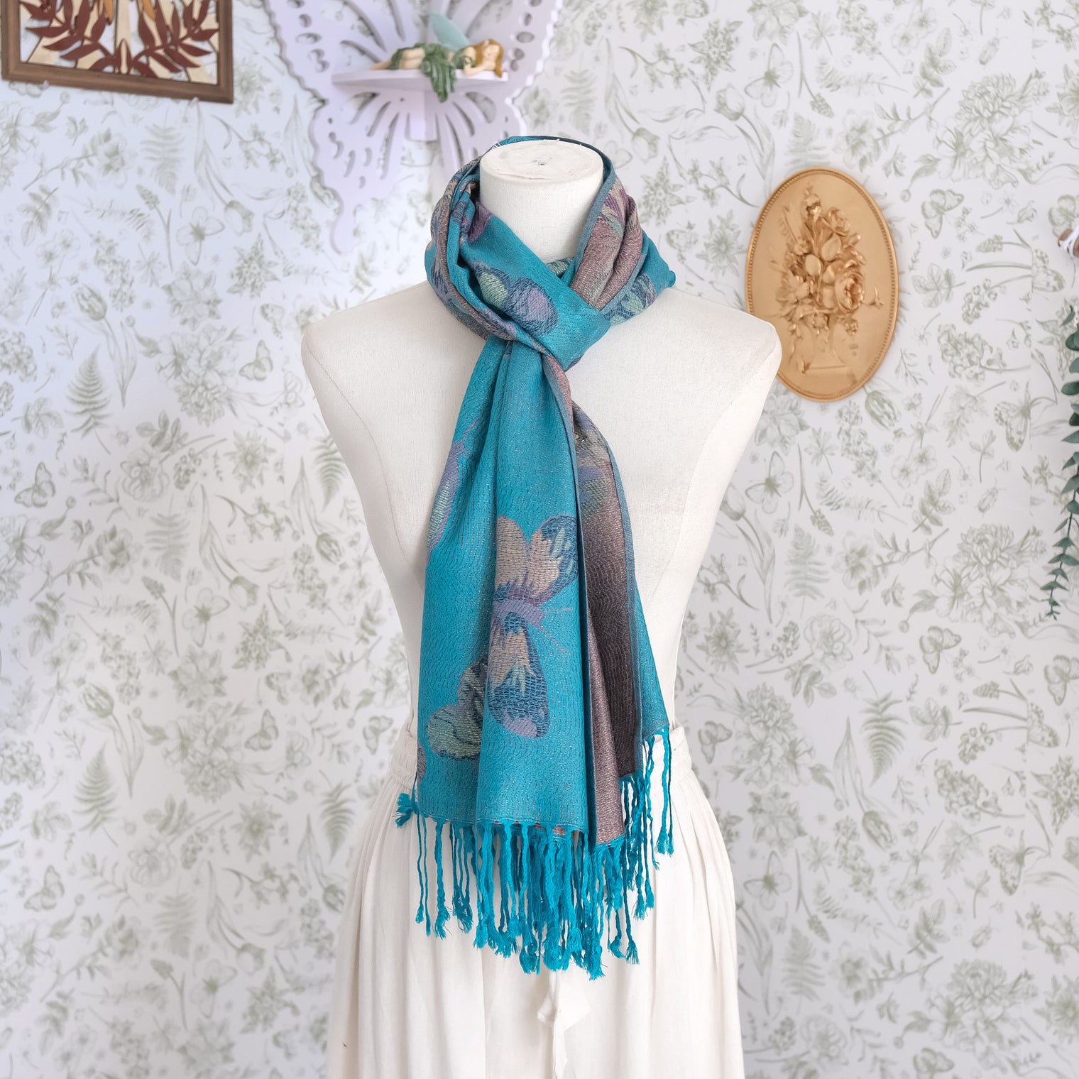 Mystical Reversible Butterfly Shawl