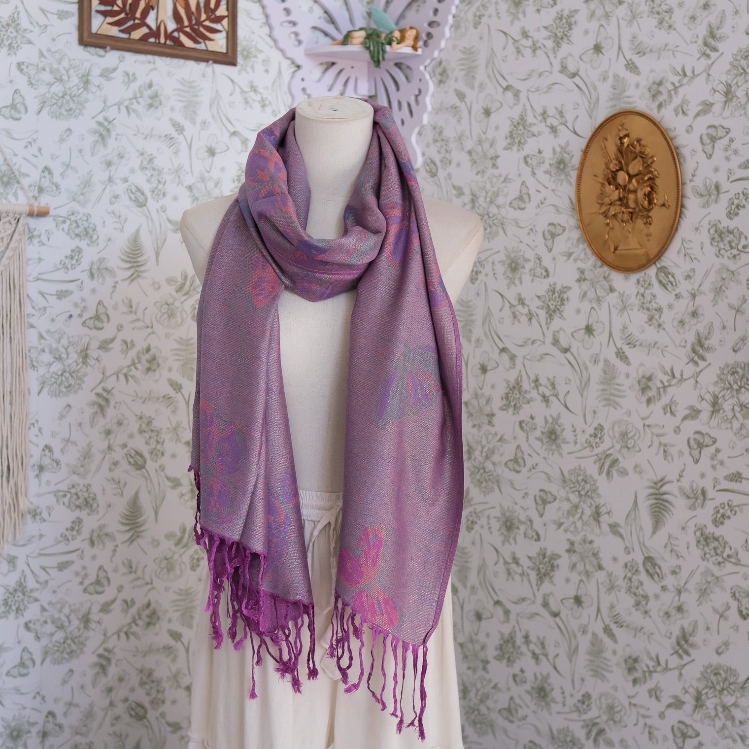 Mystical Reversible Butterfly Shawl