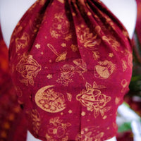 Mushroom/Celestial Halter Top