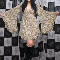 Dreamy Whimsy Mini  Wrap Dress with Pockets