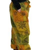 Patchwork Baggy Cargo Pants