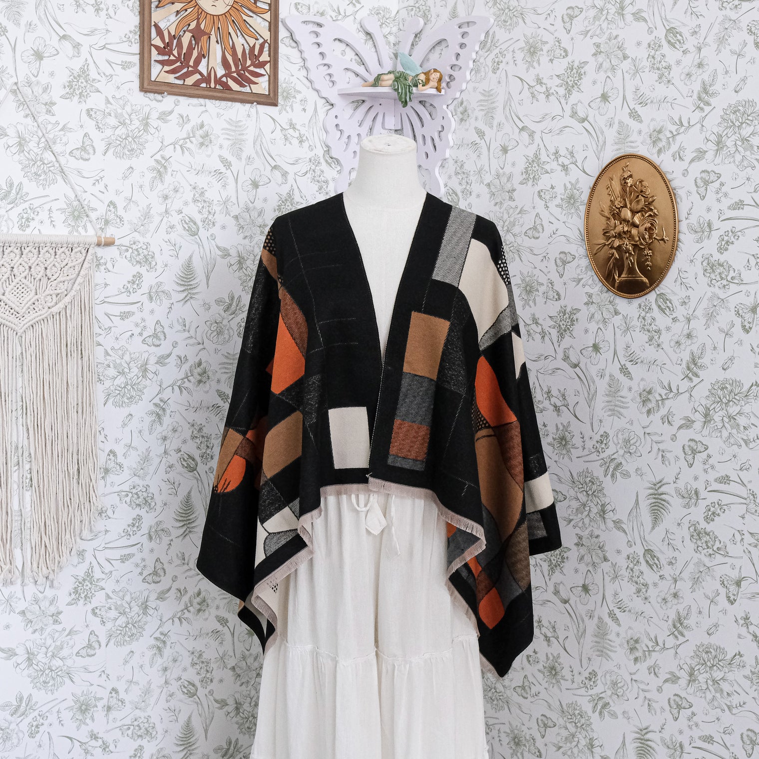 Reversible Cat Warm Fall Winter Scarves