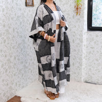 Oversized Patchwork Cotton Duster