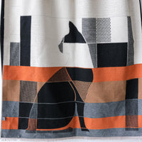 Reversible Cat Warm Fall Winter Scarves