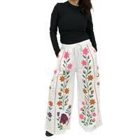Celestial Bloom Wide Leg Pants