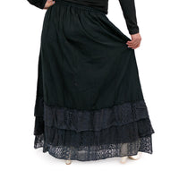 Prairie Goddess Lace Maxi Skirt