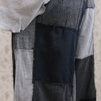 Denim Look  Patchwork Wide Leg Palazzo Pants