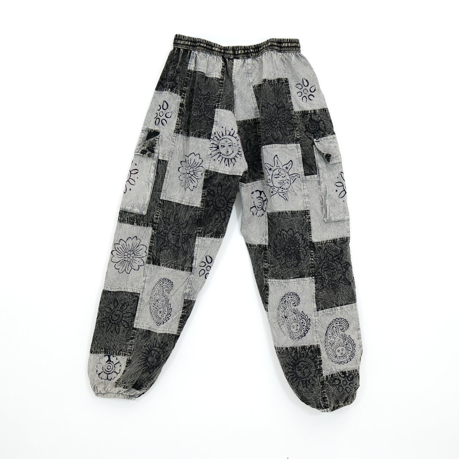 Patchwork Baggy Cargo Pants
