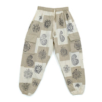 Patchwork Baggy Cargo Pants
