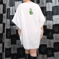 Flowy Embroidered Bohemian Tunic Top