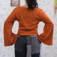 Whimsigoth Celestial Butterfly Hand Embroidered Sweater
