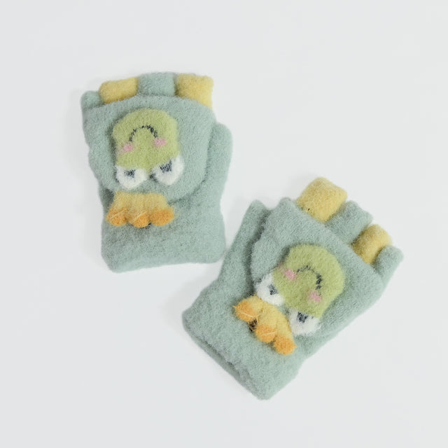 Toddler Frog Convertible Mittens