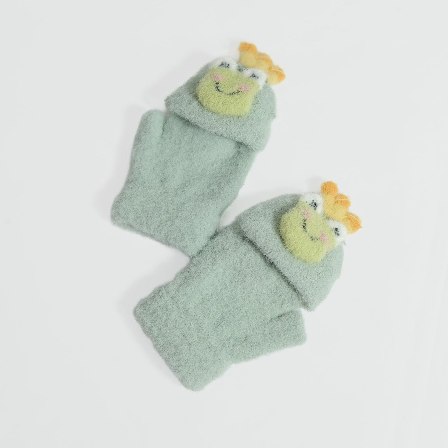 Toddler Frog Convertible Mittens