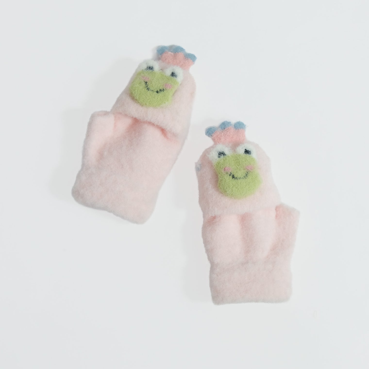 Toddler Frog Convertible Mittens