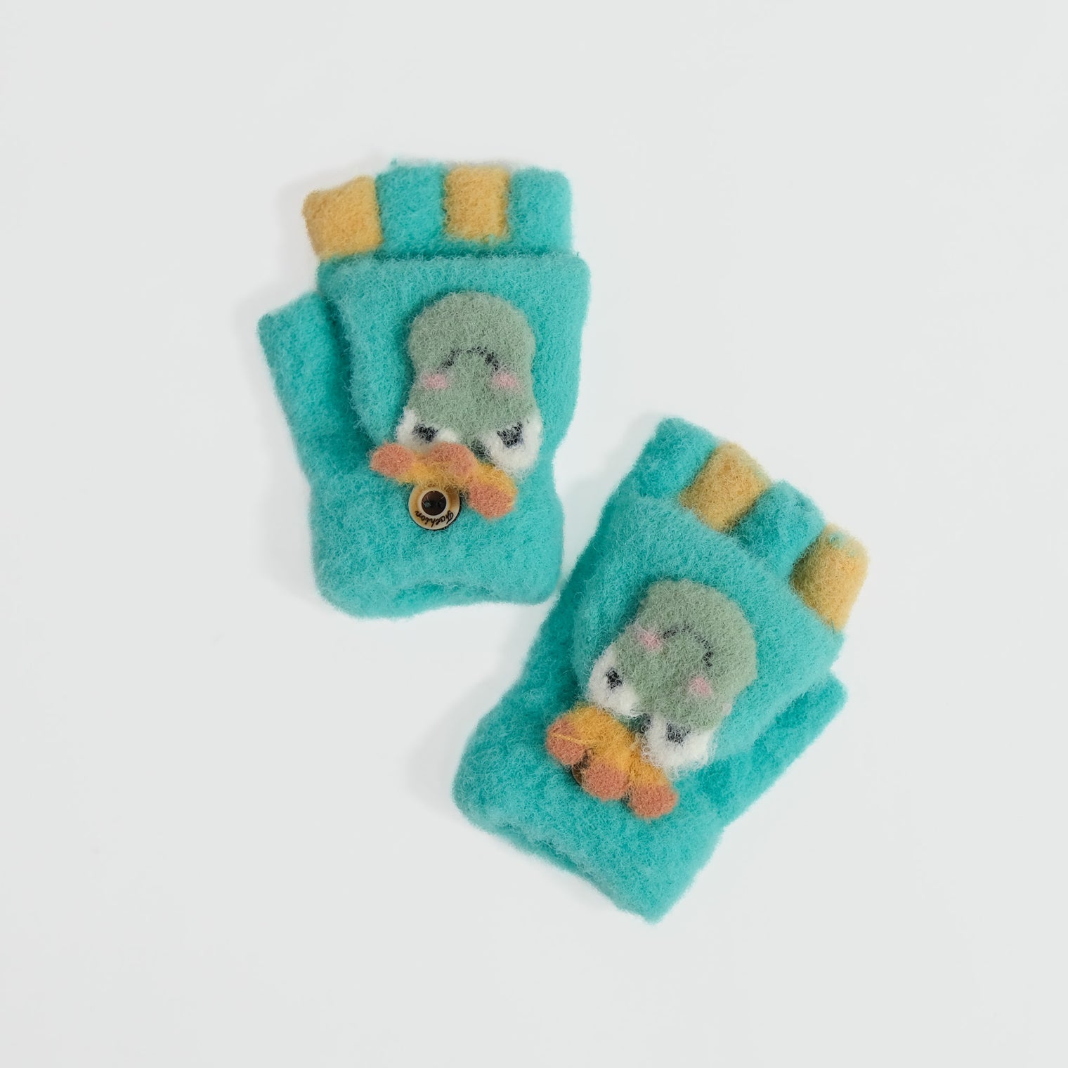 Toddler Frog Convertible Mittens