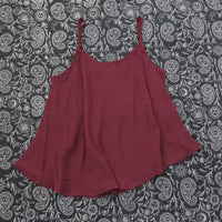 Flowy Boho Camisole Top with Adjustable Straps