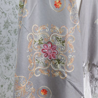 Boho Floral Paisley Embroidered Shawl Wrap