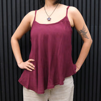 Flowy Boho Camisole Top with Adjustable Straps