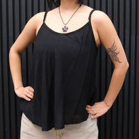 Flowy Boho Camisole Top with Adjustable Straps