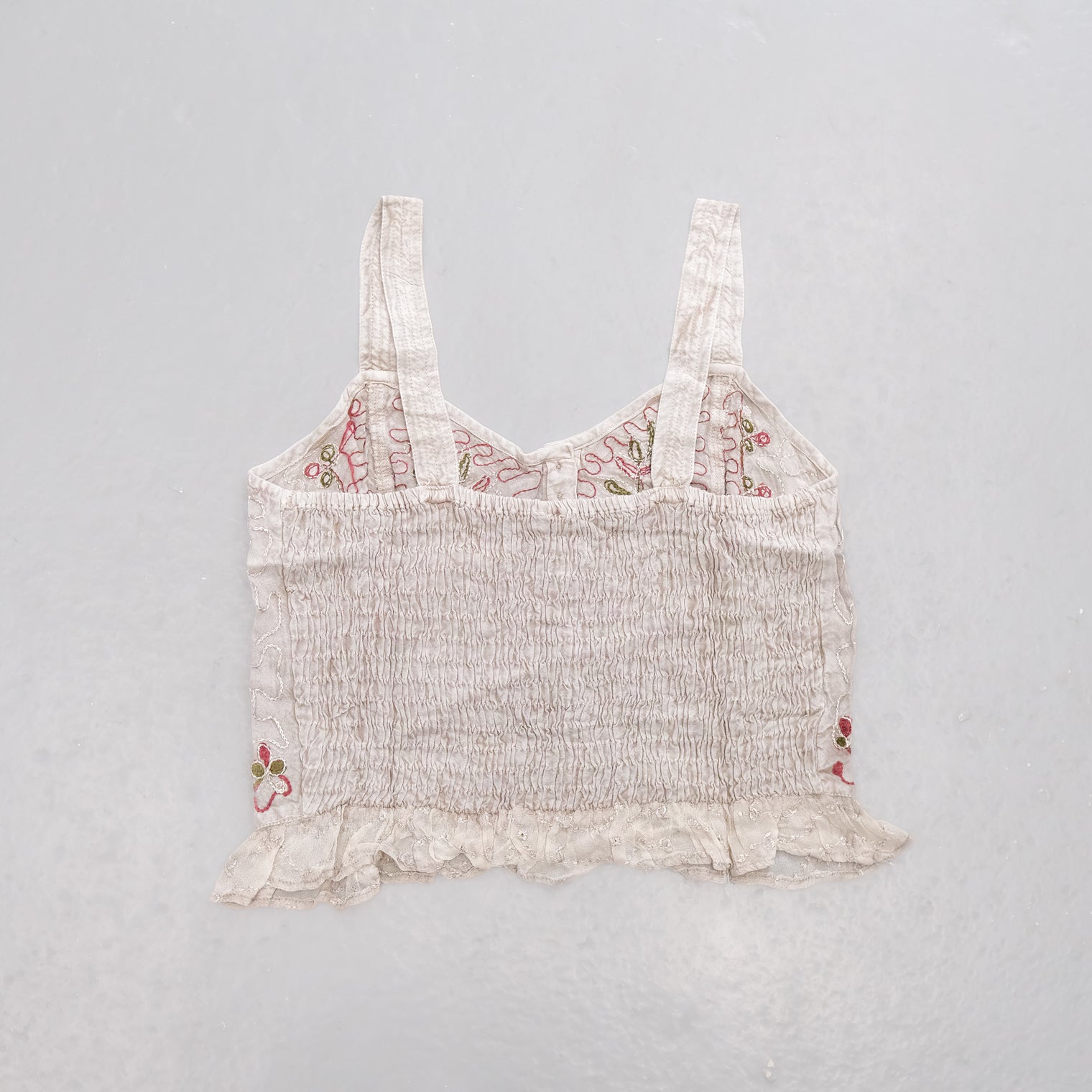 Earthy Embroidered Fairy Lace Top