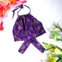 Mushroom/Celestial Halter Top