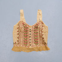 Earthy Embroidered Fairy Lace Top