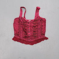 Earthy Embroidered Fairy Lace Top
